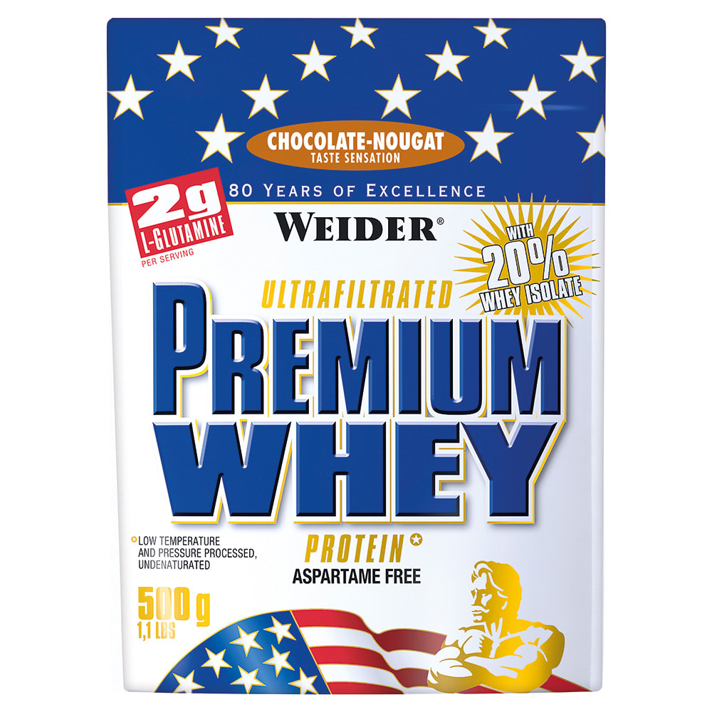 Weider Premium Whey Protein - 500g - Schokolade-Nougat