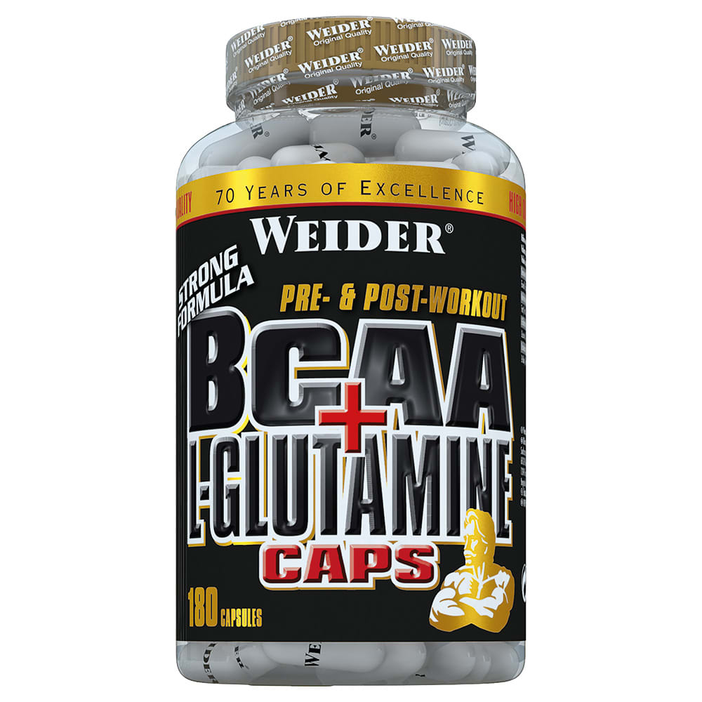 Weider BCAA + L-Glutamine (180 caps)