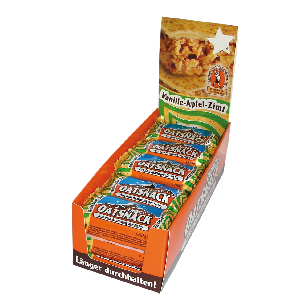 Energy OatSnack - 15x65g - Vanille Apfel Zimt