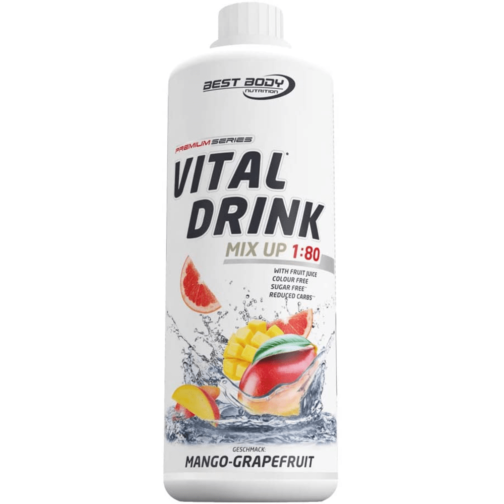 Best Body Nutrition Vital Drink Konzentrat - 1000ml - Mango Grapefruit
