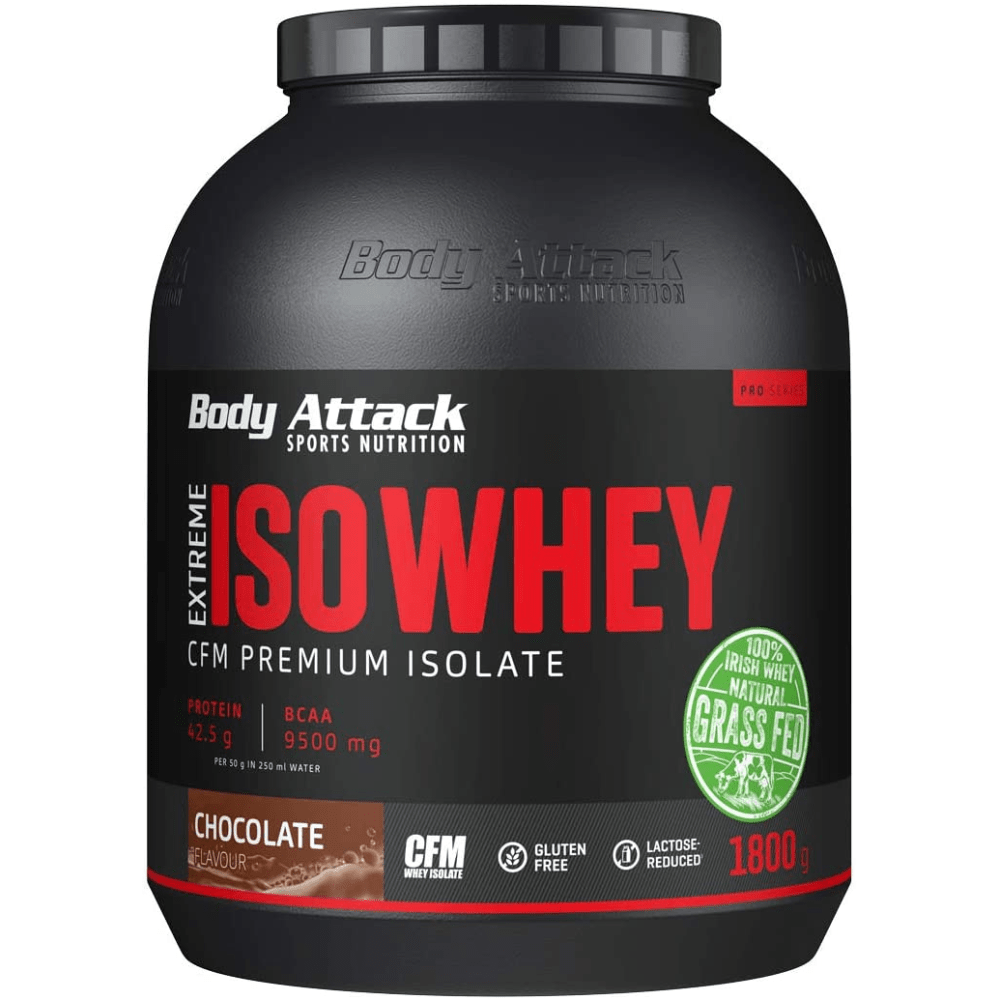 Body Attack Extreme Iso Whey - 1800g - Chocolate