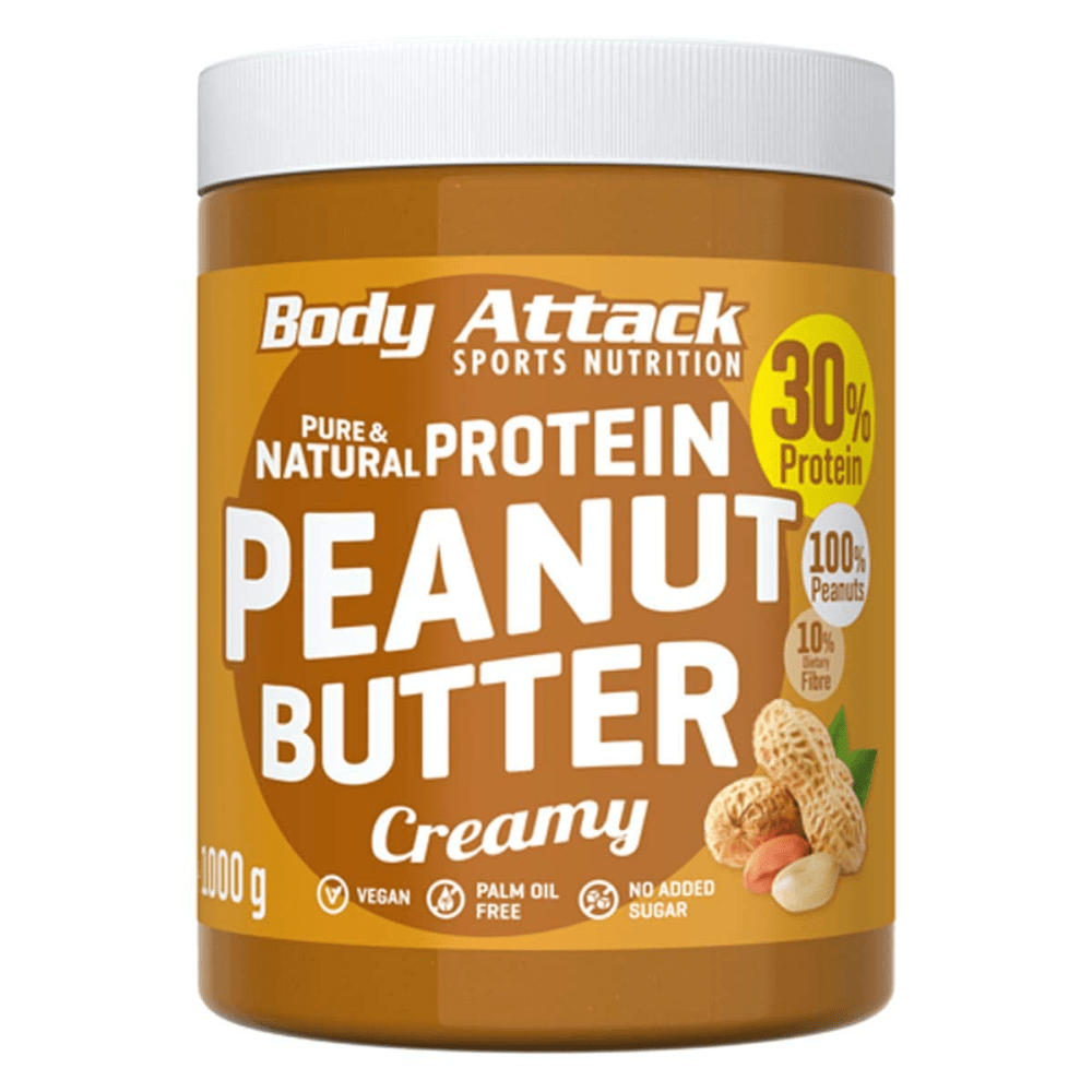 Body Attack Peanut Butter - 1000g - Creamy