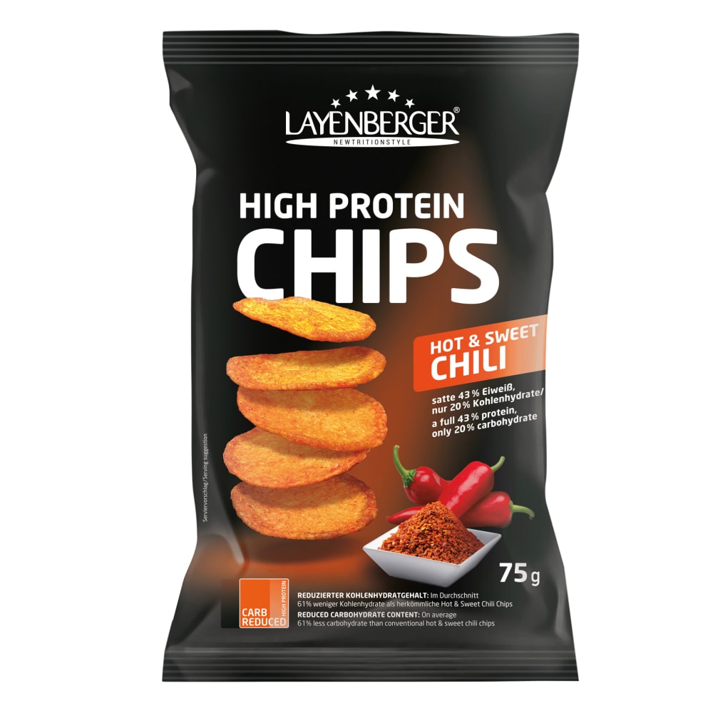 Layenberger LowCarb.one High Protein Chips - 75g - Hot & Sweet chili
