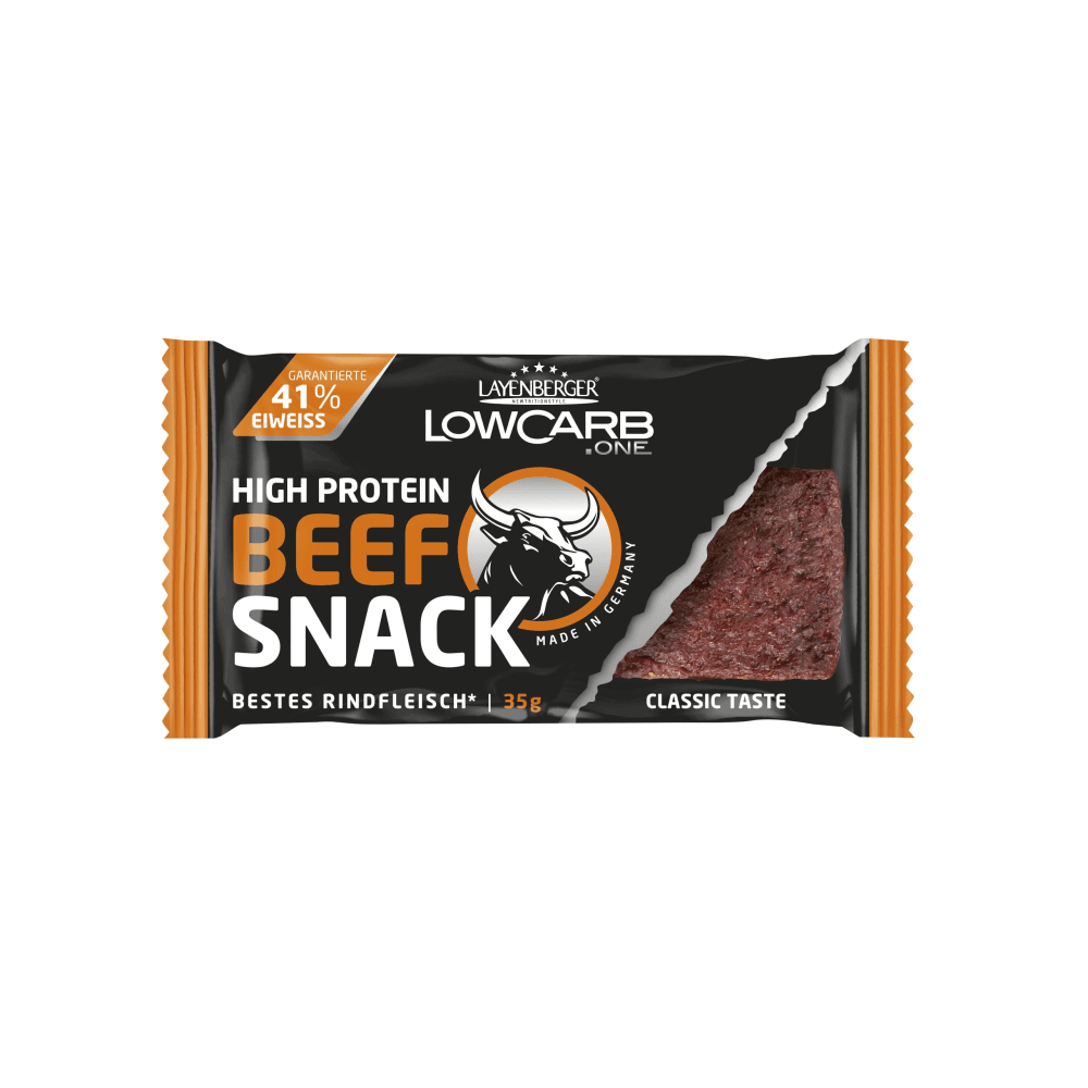 Layenberger LowCarb.one High Protein Beef Snack - 10x35g - Classic