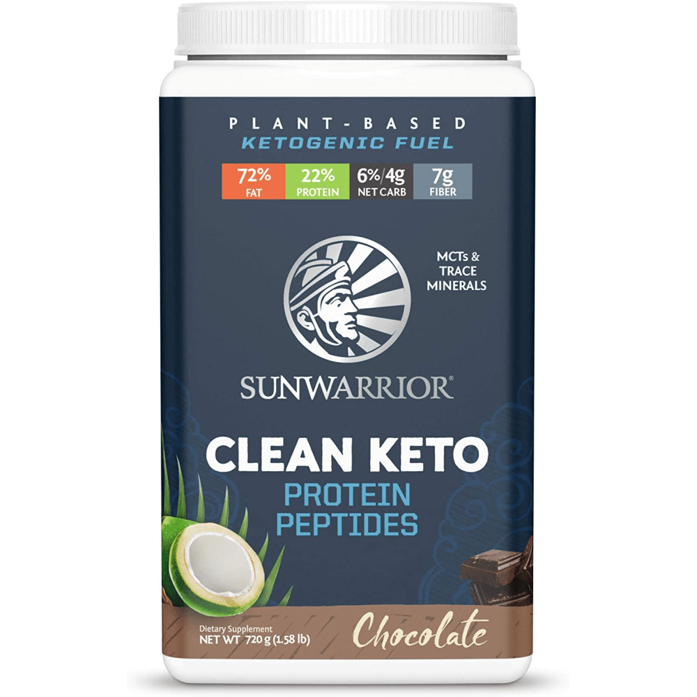 SunWarrior Clean Keto Protein Peptides - 720g - Chocolate