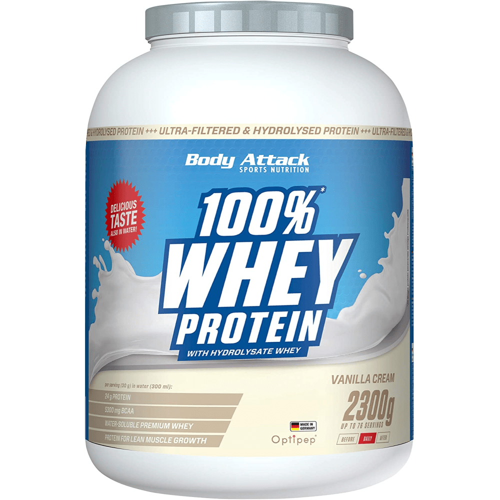 100% Whey Protein - 2300g - Vanilla Cream
