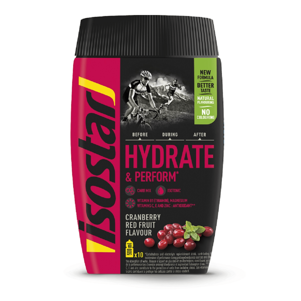 Isostar Hydrate & Perform - 400g - Cranberry Red Fruit