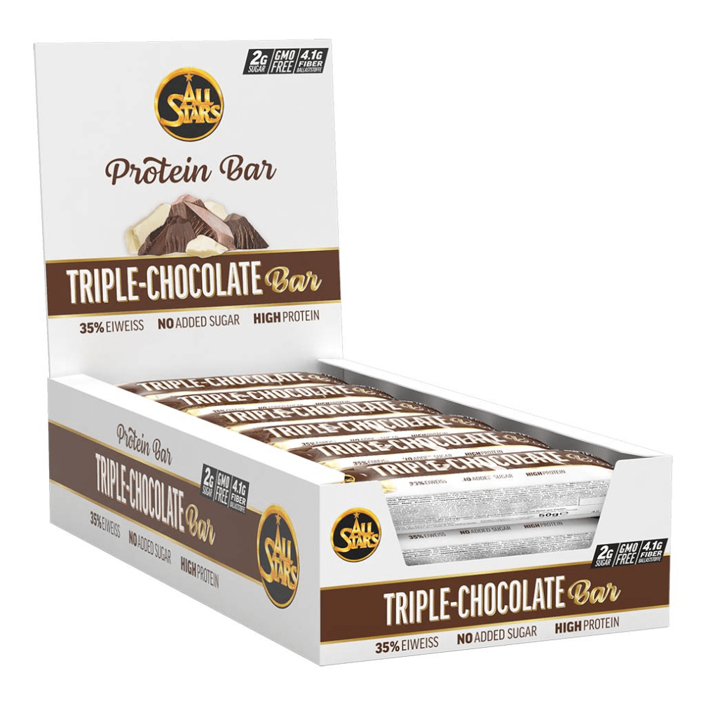 All Stars Protein Bar - 18x50g - Triple Chocolate