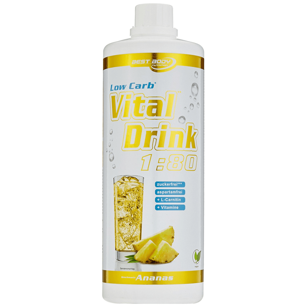 Best Body Nutrition Vital Drink Concentrate - 1000ml - Ananas
