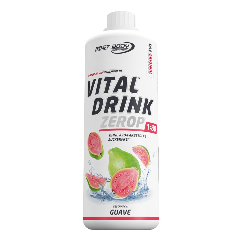 Best Body Nutrition Vital Drink Zero - 1000ml - Guave