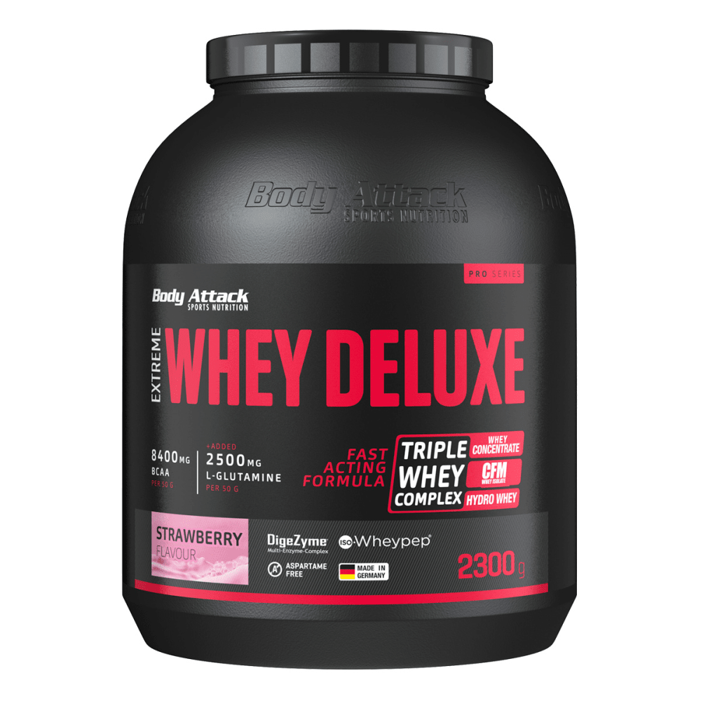 Body Attack Extreme-Whey Deluxe - 2300g - Strawberry