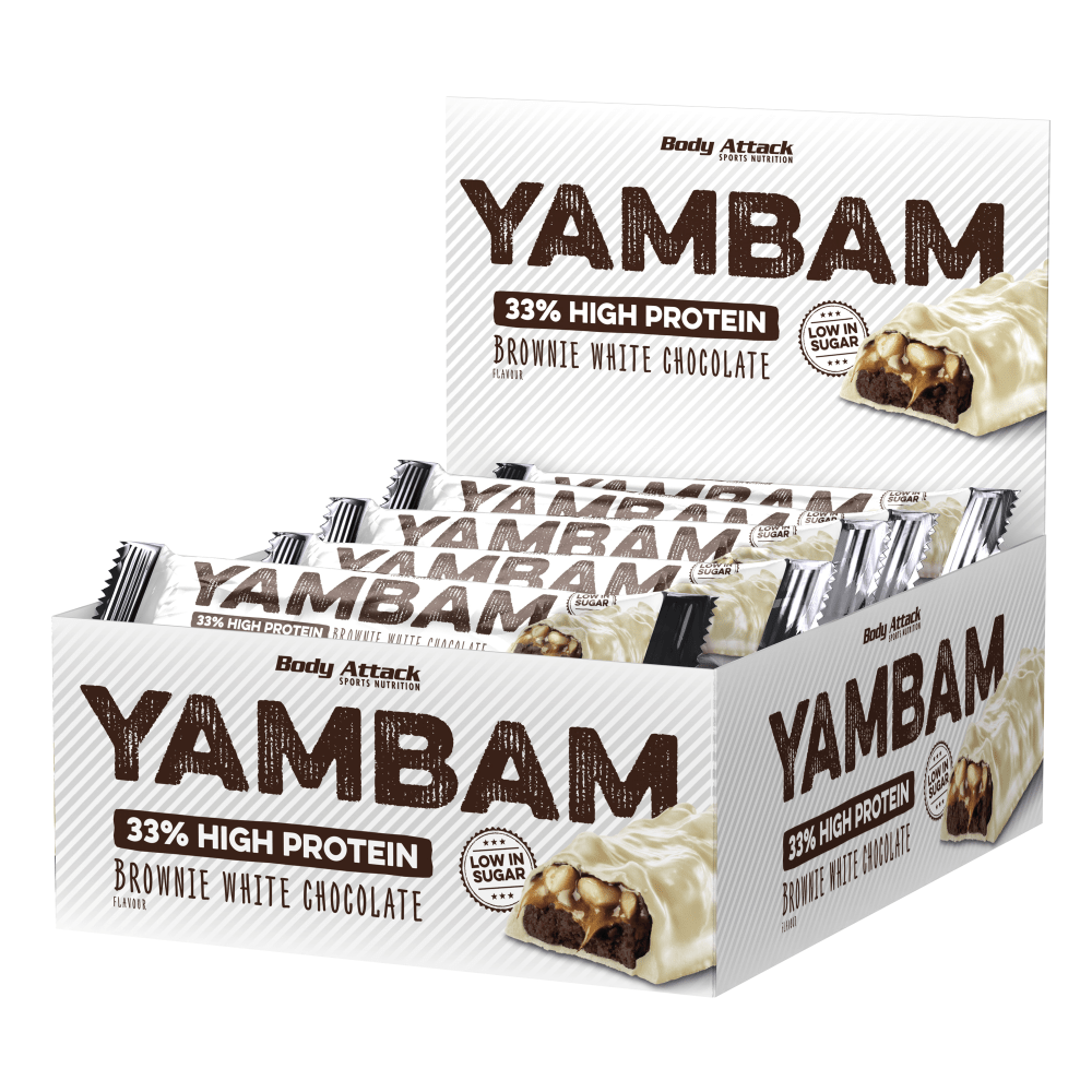 YamBam Bar - 15x80g - Brownie White Chocolate