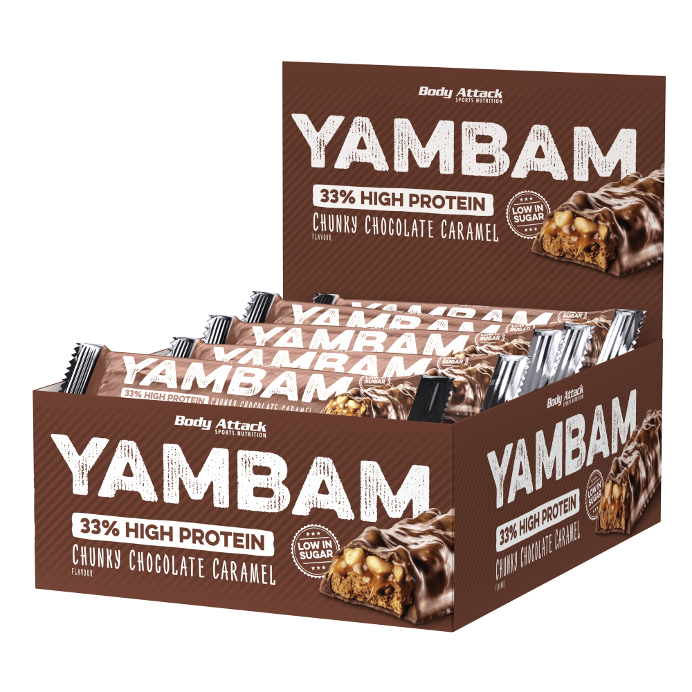 YamBam Bar - 15x80g - Chunky Chocolate Caramel
