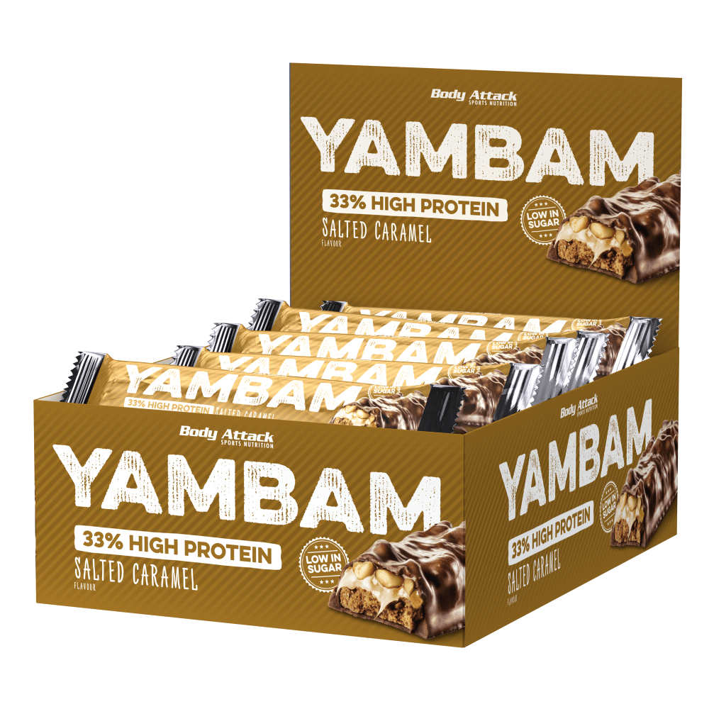 YamBam Bar - 15x80g - Peanut Butter Caramel