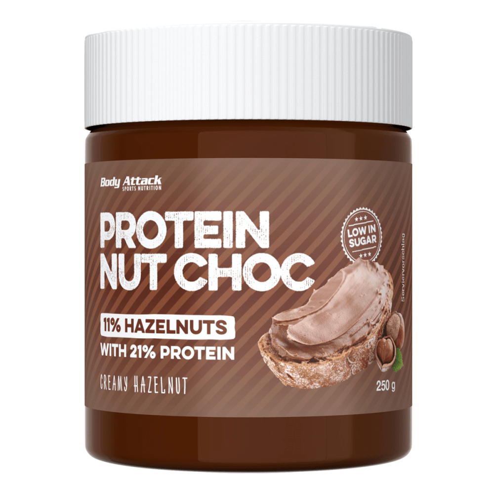 Body Attack Protein Nut Choc Creamy Hazelnut (250g)