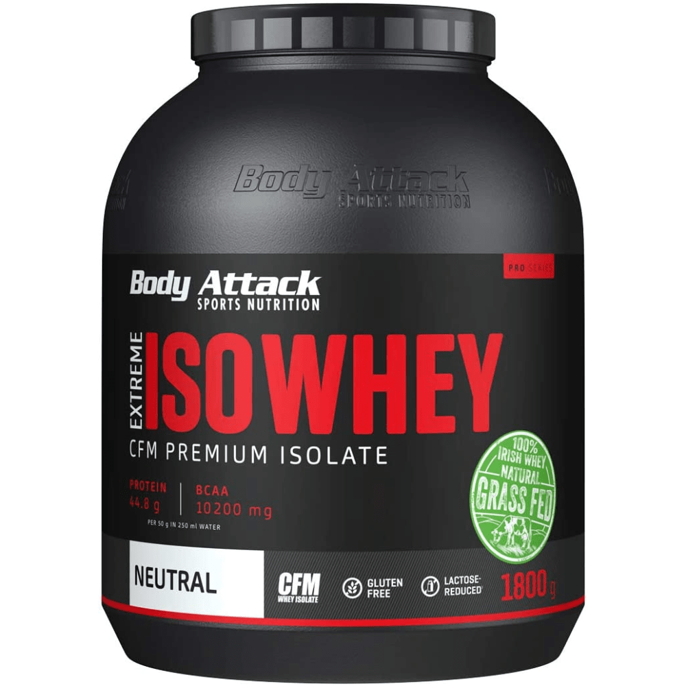 Body Attack Extreme Iso Whey - 1800g - Neutral