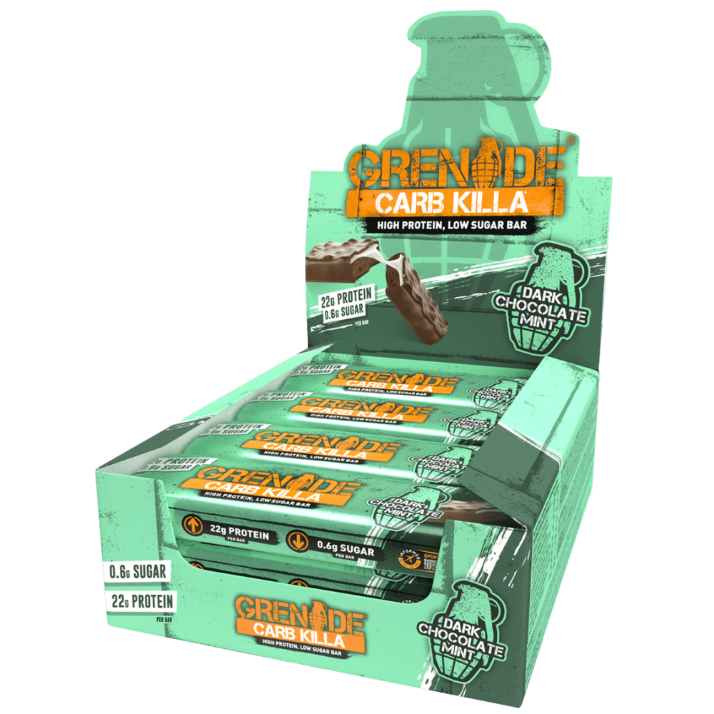 Grenade Protein Bar - 12x60g - Dark Chocolate Mint