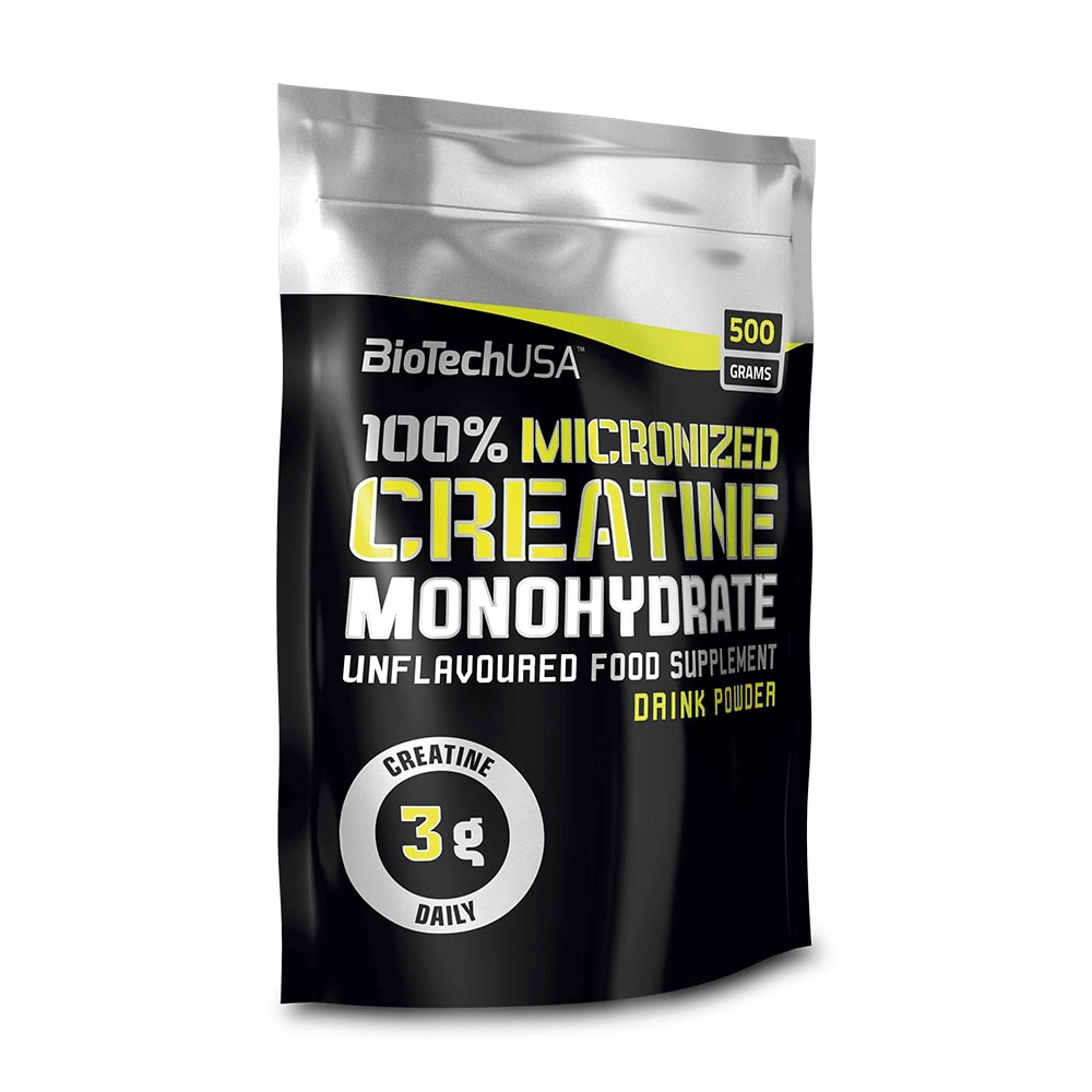 100% Creatine Monohydrate Bag (500g)