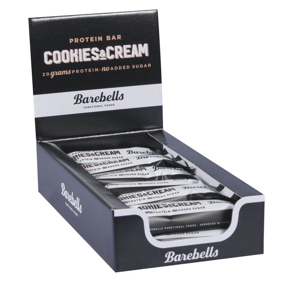 Barebells Protein Bar - 12x55g - Cookies & Cream