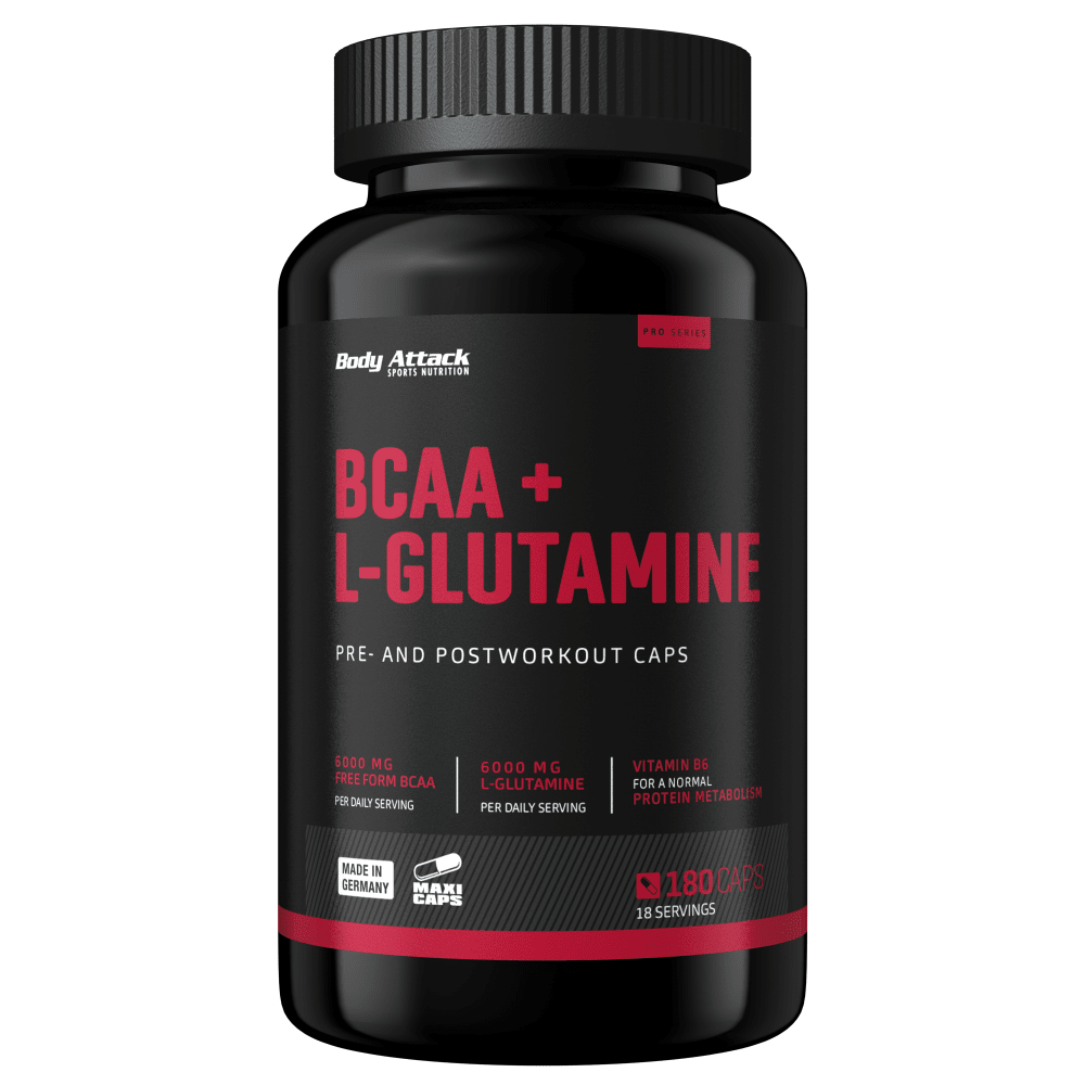Body Attack BCAA + Glutamin 12000 (180 caps)