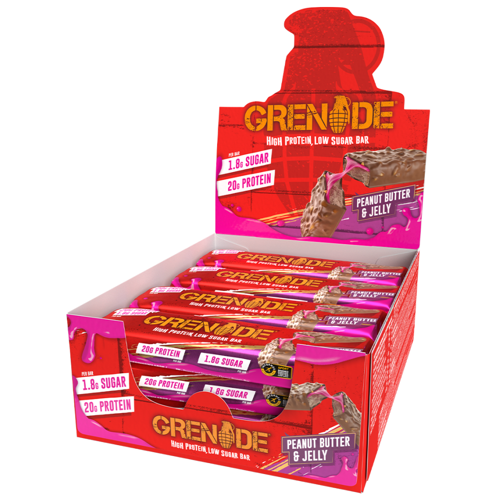 Grenade Protein Bar - 12x60g - Peanut Butter