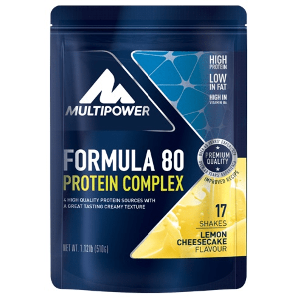 MULTIPOWER Formula 80 Protein Complex - 510g - Lemon-Cheesecake