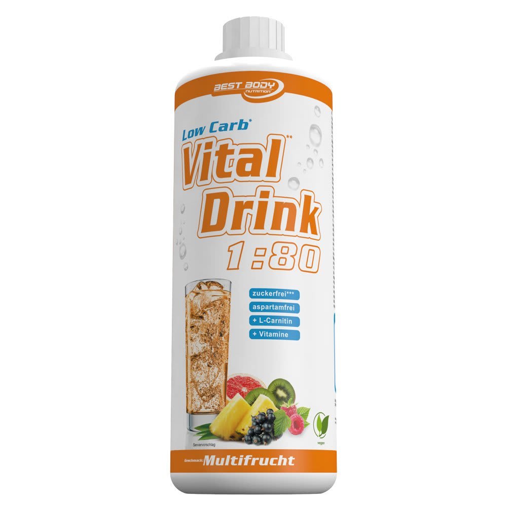 Best Body Nutrition Vital Drink Konzentrat - 1000ml - Multifrucht