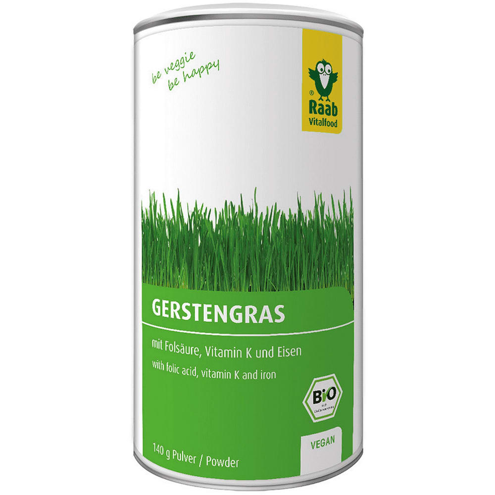 Raab Vitalfood Organic Barley Grass (140g)