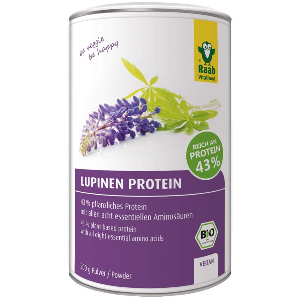 Raab Vitalfood Bio Lupinen Protein Pulver (500g)