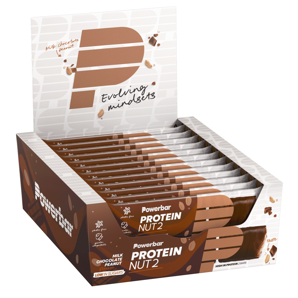 PowerBar ProteinNut2 - 12x45g - Milk Chocolate Peanut