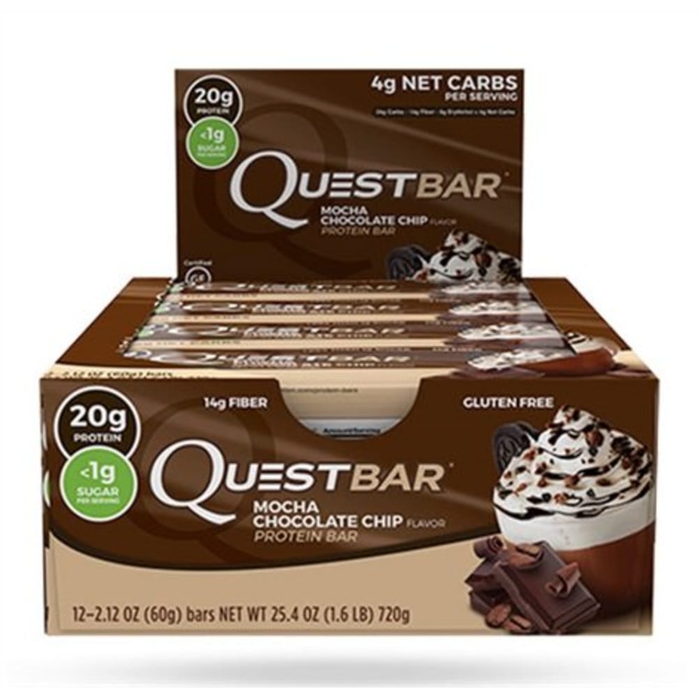 Quest Bar - 12x60g - Mocha Chocolate Chip