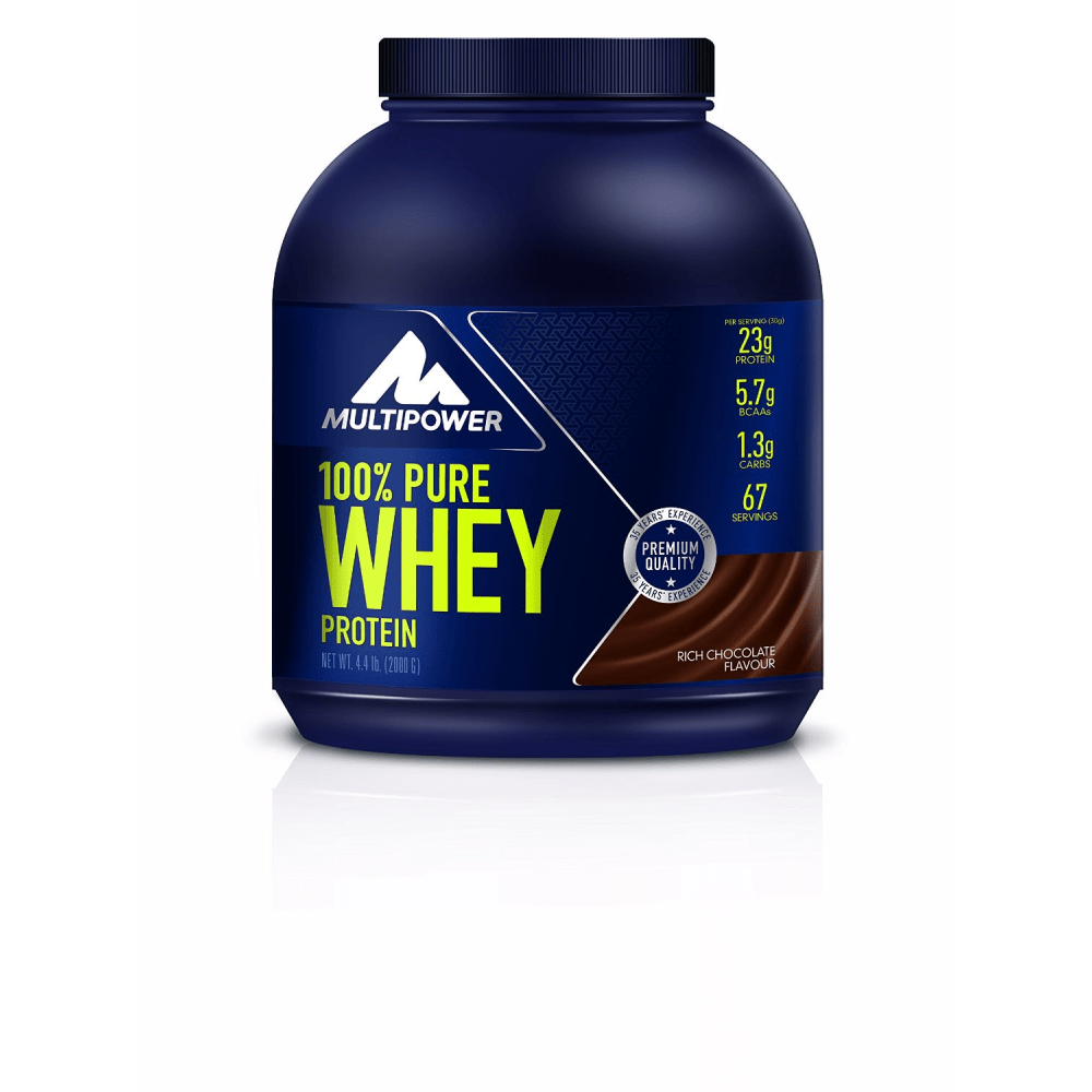 MULTIPOWER 100% Pure Whey Protein - 2000g - Chocolate