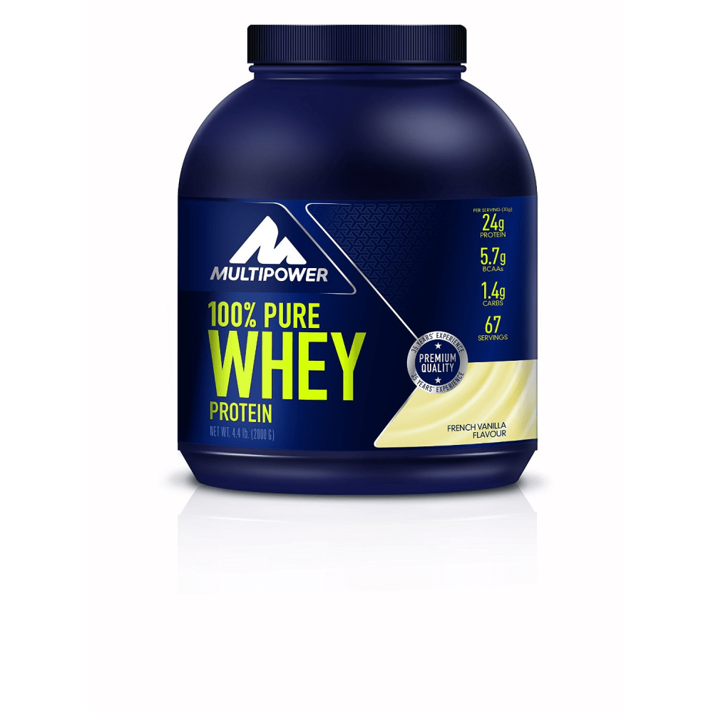 MULTIPOWER 100% Pure Whey Protein - 2000g - Frech Vanilla