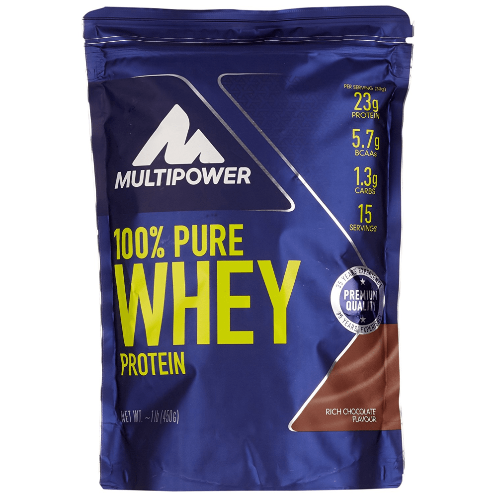 MULTIPOWER 100% Pure Whey Protein - 450g - Chocolate