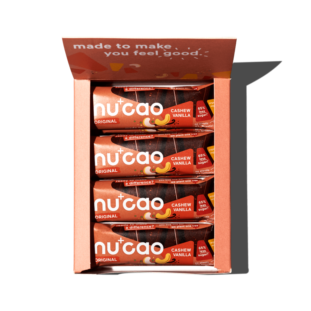 the nu company nucao bio - 12x40g - Cashew Vanilla