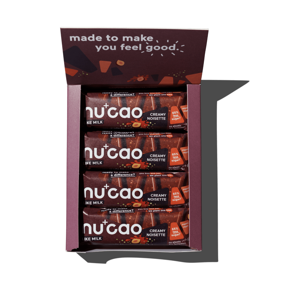 the nu company nucao bio - 12x40g - Creamy Noisette