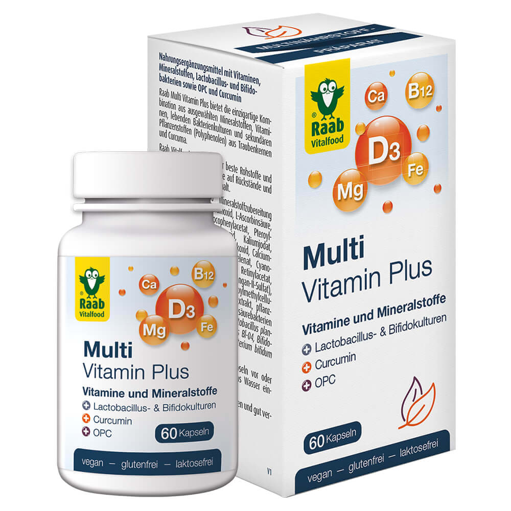 Raab Vitalfood Multi Vitamin Plus (60 capsules)