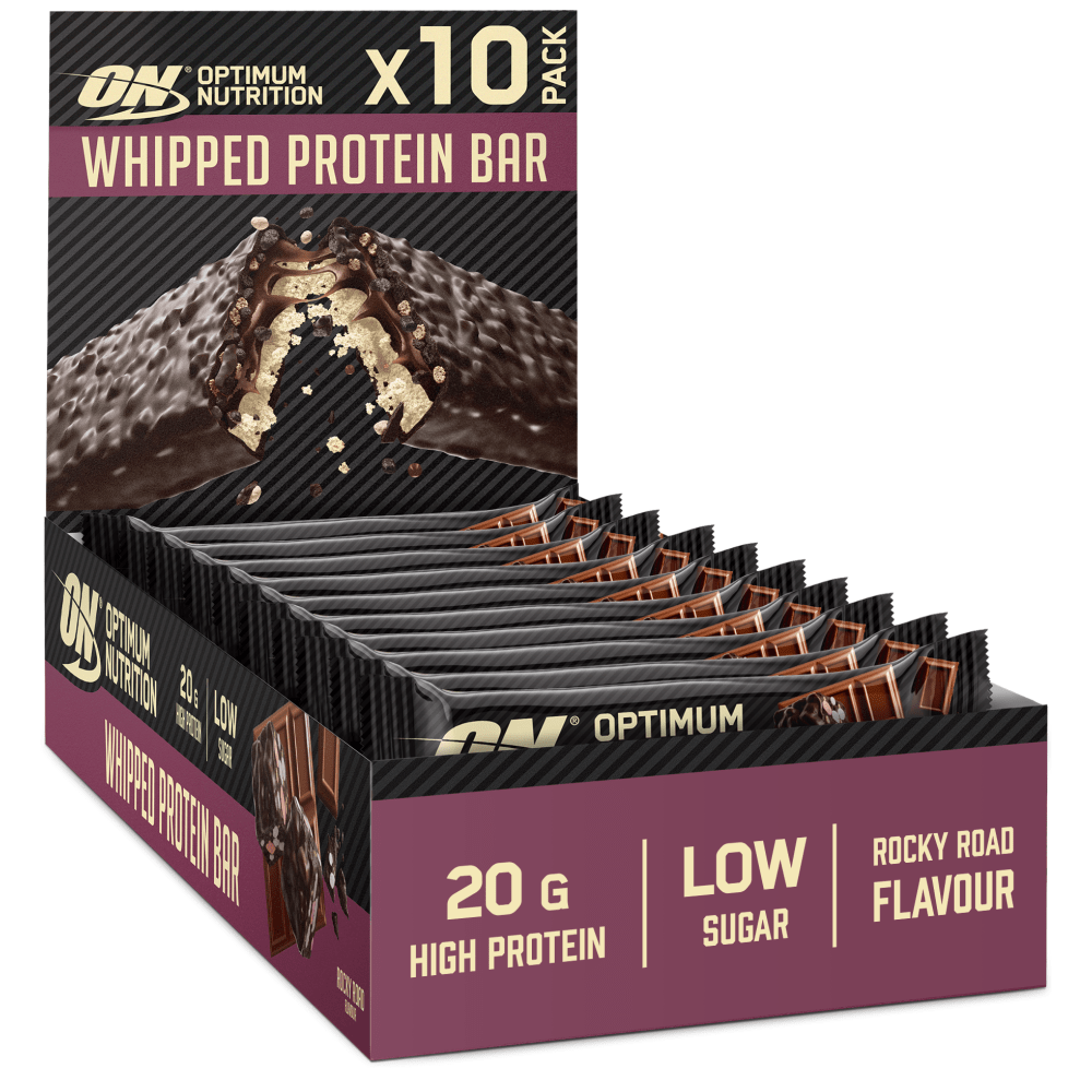 Optimum Nutrition Protein Bar - 10x60g - Chocolate Rocky Road