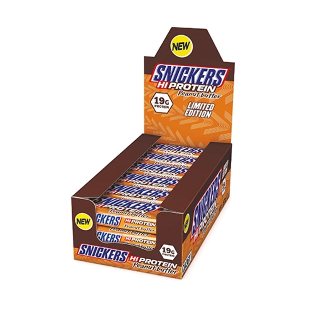 Mars Protein Snickers Hi-Protein Bar - 12x57g - Peanut Butter