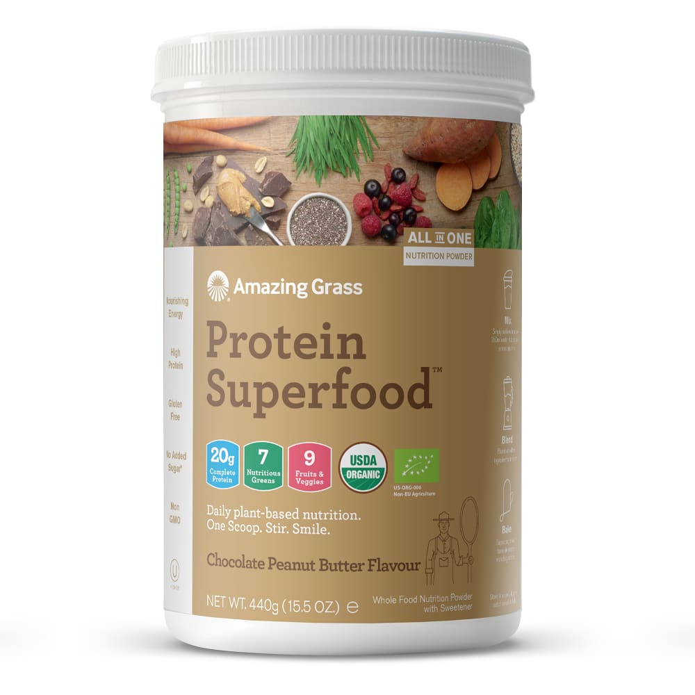 Amazing Grass Protein Superfood Chocolate Peanutbutter (430g)