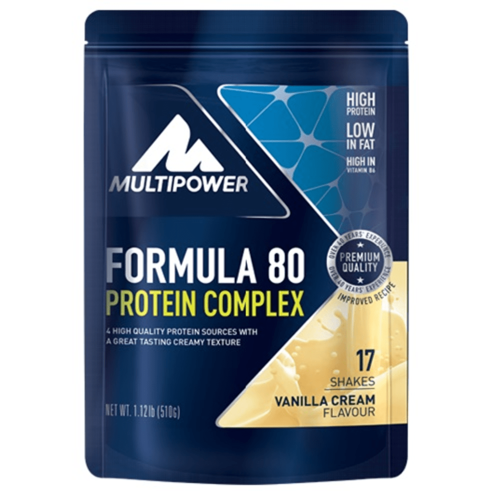 MULTIPOWER Formula 80 Protein Complex - 510g - Vanilla