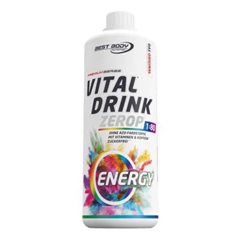 Best Body Nutrition Vital Drink Konzentrat - 1000ml - Energy