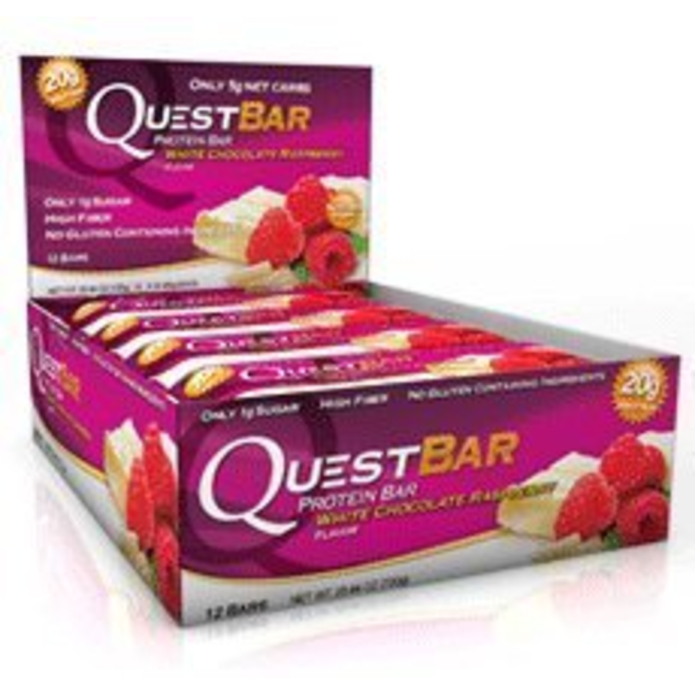 Quest Bar - 12 x 60g - White Chocolate Raspberry