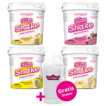 4 x Slim Shake + Shaker gratis