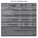 Vital Drink Konzentrat - 1000ml - Cranberry Lime