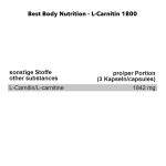 L-Carnitin 1800 caps (90 caps)