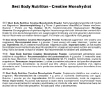 Creatin Monohydrate (500g)