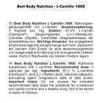 L-Carnitin 1800 caps (90 caps)