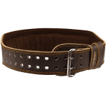 Gewichthebergürtel Leder Braun