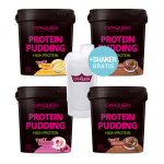 4 x Protein Pudding + gratis shaker